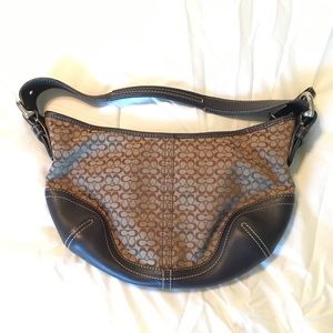 Authentic Coach Signature Brown Purse